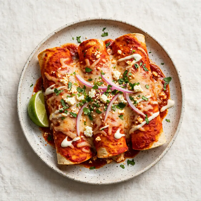Enchiladas Rojas