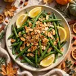 green beans almondine