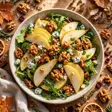 pear walnut salad