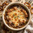 soupe a l'oignon gratinee